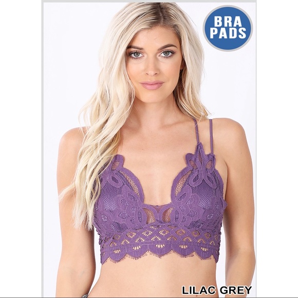 🌹Crochet Lace Bralette With Pads - Picture 9 of 13